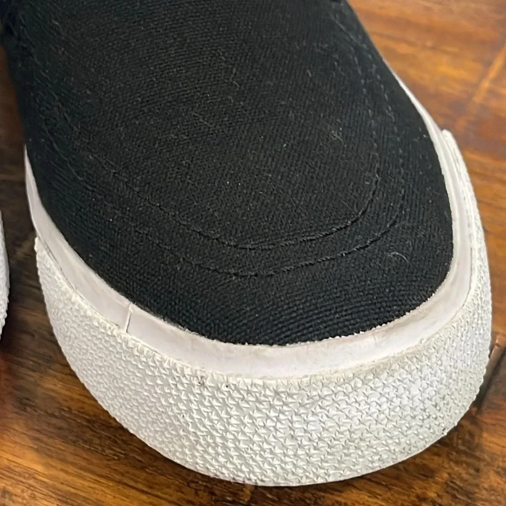 NIKE SB JANOSKI CANVAS SLIP ON SKATEBOARDING SNEAKERS BLACK  sz 5Y = 6.5 WOMENS - Picture 11 of 14